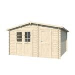 EDEN PARTENAIRE JARDIN Abri de jardin Bleuet M bois naturel sans plancher 380 x 320 cm