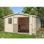 EDEN PARTENAIRE JARDIN Abri de jardin Jasmin XXL en bois naturel sans plancher