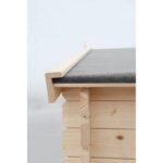 EDEN PARTENAIRE JARDIN Abri de jardin Jasmin XXL en bois naturel sans plancher – Image 9