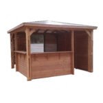 FORESTA - Pool House Blueterm bois THT 12.32 m² semi fermé avec montage – Image 2