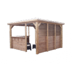 FORESTA - Pool House Blueterm bois THT 12.32 m² semi fermé avec montage – Image 4