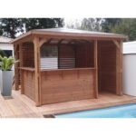 FORESTA - Pool House Blueterm bois THT 12.32 m² semi fermé avec montage – Image 7
