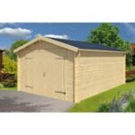 Garage Mauritius 16.8 m² en bois massif 28 mm