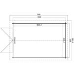 Garage Mauritius 16.8 m² en bois massif 28 mm – Image 4