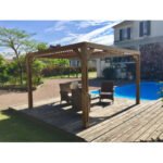 HABRITA - Pergola bois thermo chauffé 10.67 m² – Image 4