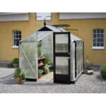 JULIANA - Serre Compact polycarbonate 10mm 5 m² - Aluminium naturel – Image 2