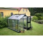 JULIANA - Serre Compact polycarbonate 10mm 6.6 m² - Aluminium naturel – Image 2