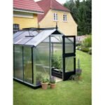 JULIANA - Serre Compact polycarbonate 10mm 6.6 m² - Aluminium naturel