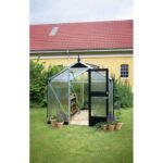 JULIANA - Serre Compact polycarbonate 10mm 6.6 m² - Aluminium naturel – Image 4