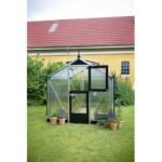 JULIANA - Serre Compact polycarbonate 10mm 6.6 m² - Aluminium naturel – Image 5
