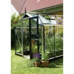 JULIANA - Serre de jardin Compact verre trempé 6.6 m² - Aluminium naturel – Image 4