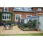 JULIANA - Serre de jardin véranda murale verre trempé 12.9 m² - Aluminium anthracite – Image 4
