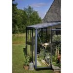 JULIANA - Serre de jardin véranda murale verre trempé 4.4 m² - Aluminium anthracite