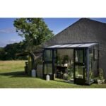 JULIANA - Serre de jardin véranda murale verre trempé 4.4 m² - Aluminium anthracite – Image 4