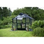 JULIANA - Serre Premium en polycarbonate 10 mm 13 m² - Aluminium anthracite
