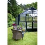 JULIANA - Serre Premium en polycarbonate 10 mm 13 m² - Aluminium anthracite – Image 4