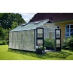 JULIANA - Serre Premium en polycarbonate 10 mm 13 m² - Aluminium naturel – Image 2