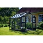 JULIANA - Serre Premium en verre trempé 3 mm 8.8 m² - Aluminium anthracite – Image 2