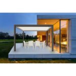 Pergola 3x4M bioclimatique STAR LED manuelle - Grey / Blanc - PROLOISIRS – Image 9