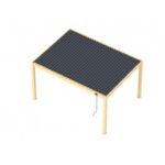 Pergola AIR 3x4 m bioclimatique manuelle Graphite