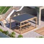 Pergola AIR 3x4 m bioclimatique manuelle Graphite – Image 4