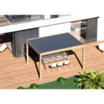 Pergola AIR 3x4 m bioclimatique manuelle Graphite – Image 5