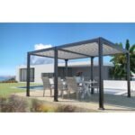 COULEURS DU MONDE - Pergola autoportante NEWPORT 3 x 4 m - aluminium – Image 2