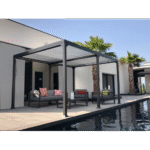 COULEURS DU MONDE - Pergola bioclimatique autoportante GAÏA - 3 x 4 m – Image 4