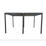 COULEURS DU MONDE - Pergola bioclimatique autoportante GAÏA - 3 x 4 m