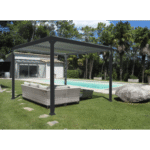 COULEURS DU MONDE - Pergola MAÏA 3x3 m - Autoportante bioclimatique