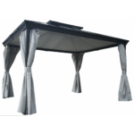COULEURS DU MONDE - Pergola OPALE autoportante Anthracite 3 x 3.60 m – Image 2