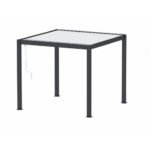 Pergola PONANT 3x3M Aluminium - Graphite/ Gris - PROLOISIRS – Image 2