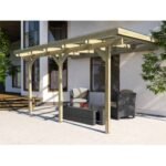 Pergola WEKA 671 adossée de 13 m² traitée autoclave – Image 2