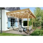 Pergola WEKA 671 adossée de 15.7 m² traitée autoclave – Image 2