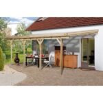 Pergola WEKA 671 adossée de 21.5 m² traitée autoclave – Image 2