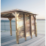 FORESTA - Pool House Blueterm bois THT de 12.32 m² avec vantelles – Image 9