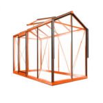 ACD - Serre Piccolo 4.74 m² verre trempé sécurit 4 mm - Aluminium naturel