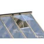 PALMAKO Serre de jardin Emilia 8.7 m² en bois traité autoclave et verre trempé 4 mm