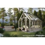 PALMAKO Serre de jardin Emilia 8.7 m² en bois traité autoclave et verre trempé 4 mm – Image 5