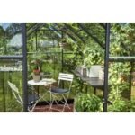 HALLS - Serre de jardin Qube 6.4 m² verre trempé de 3 mm – Image 19
