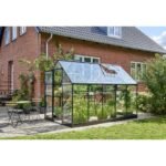 HALLS - Serre de jardin Qube 6.4 m² verre trempé de 3 mm