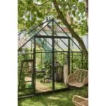 HALLS - Serre de jardin Qube 9.9 m² verre trempé de 3 mm – Image 5