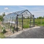 ACD - Serre S208H 22.53 m² en verre trempé sécurit - Aluminium naturel