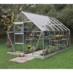 HALLS - Serre de jardin Universal 9.9 m² en verre trempé 3 mm