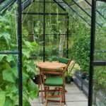 HALLS - Serre de jardin Universal 9.9 m² en verre 3 mm - Noir – Image 9