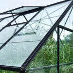HALLS - Serre de jardin Universal 9.9 m² en verre trempé 3 mm - Noir – Image 8