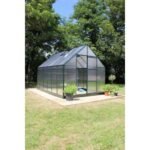 HALLS - Serre de jardin Universal 9.9 m² polycarbonate 6 mm - Vert – Image 2