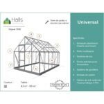 HALLS - Serre de jardin Universal 9.9 m² en verre trempé 3 mm - Vert – Image 4