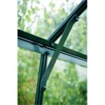 HALLS - Serre de jardin Magnum 9.9 m² polycarbonate 6 mm - Noir – Image 7