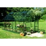 HALLS - Serre de jardin Magnum 11.5 m² verre 3 mm - Vert – Image 5